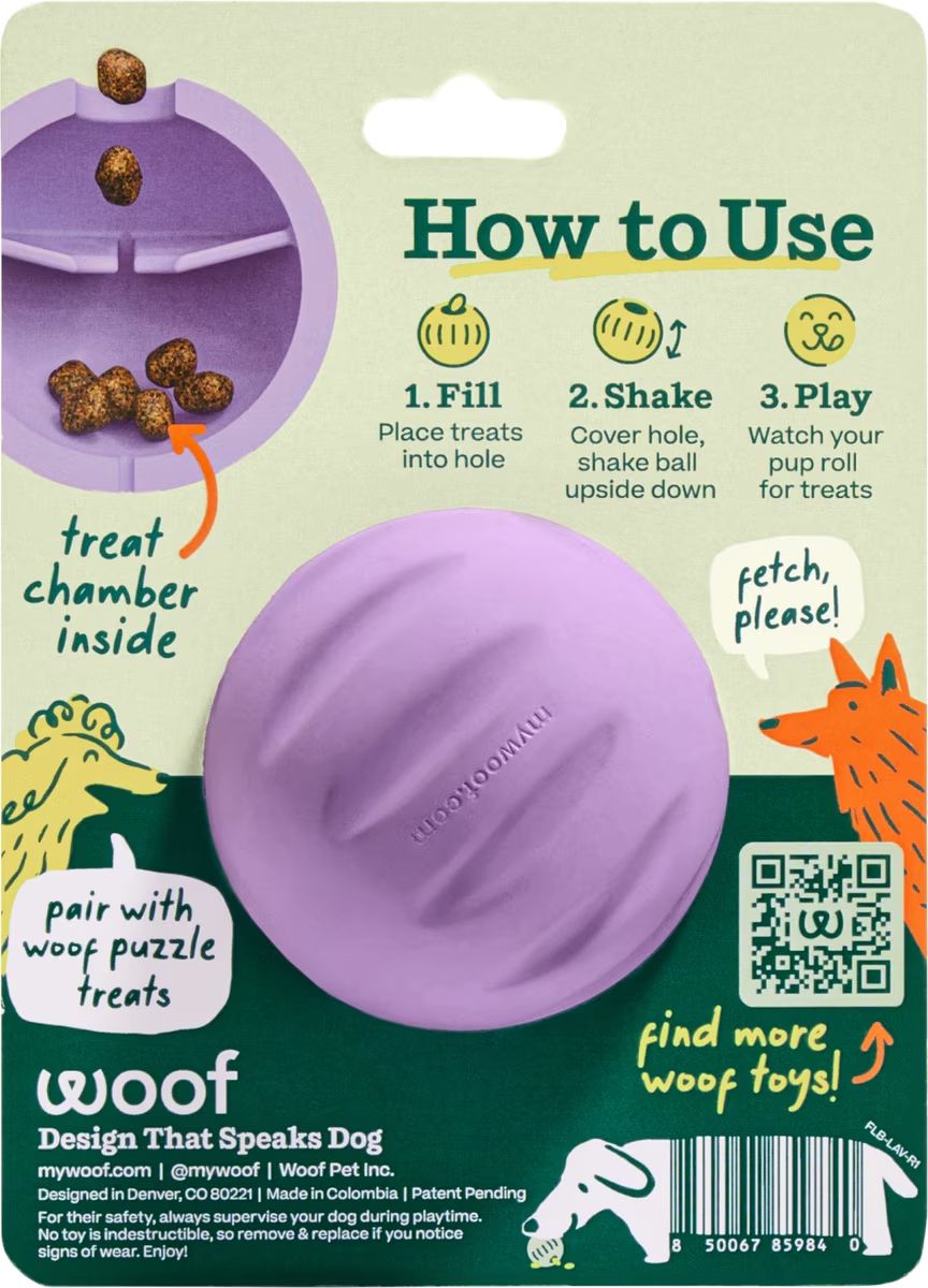 Woof Dog Forager Flyball Lavender