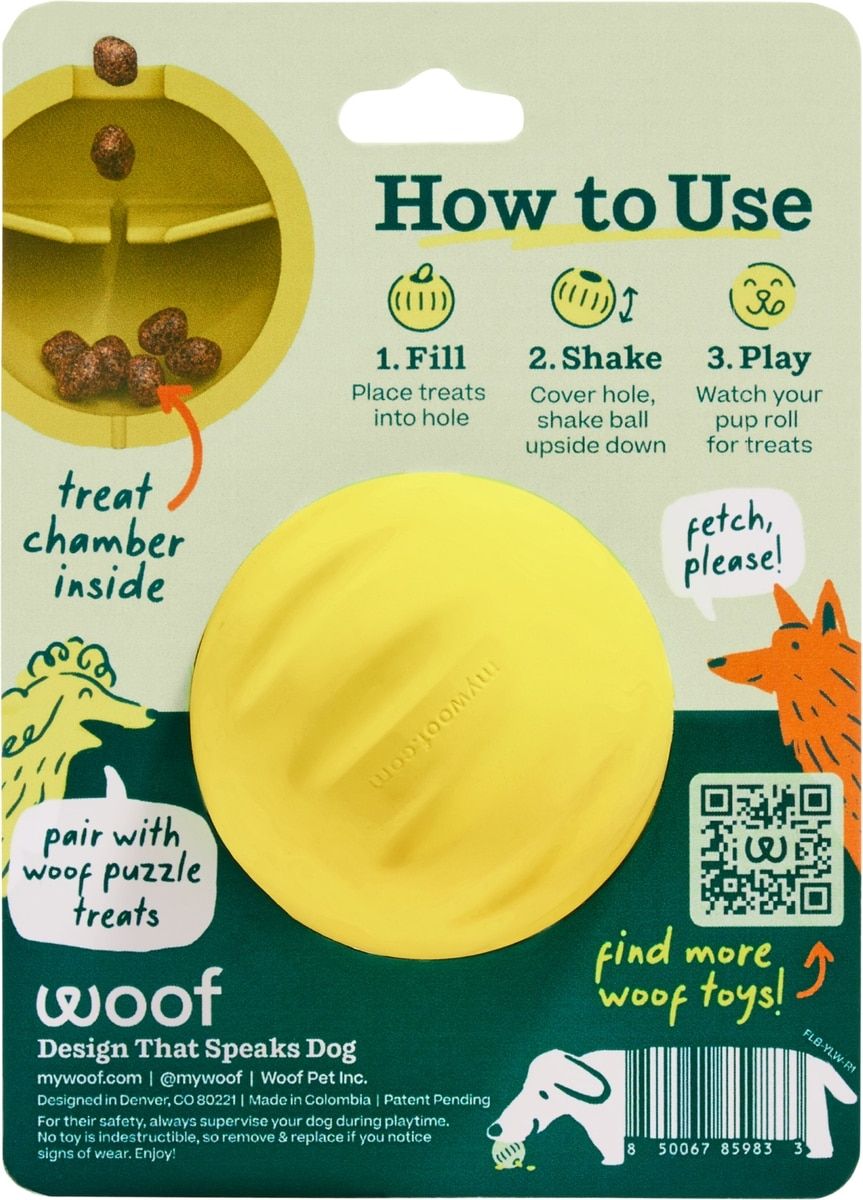 Woof Dog Forager Flyball YL
