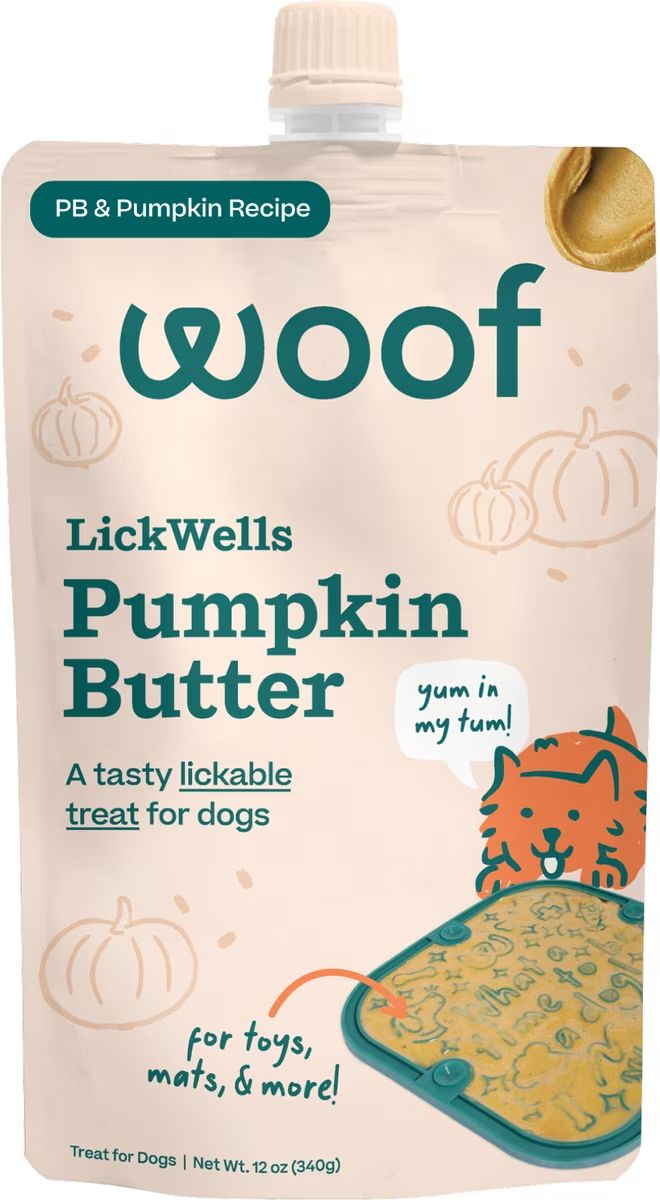 Woof Dog LICKWELLS Pumpkin BTTR 12 oz