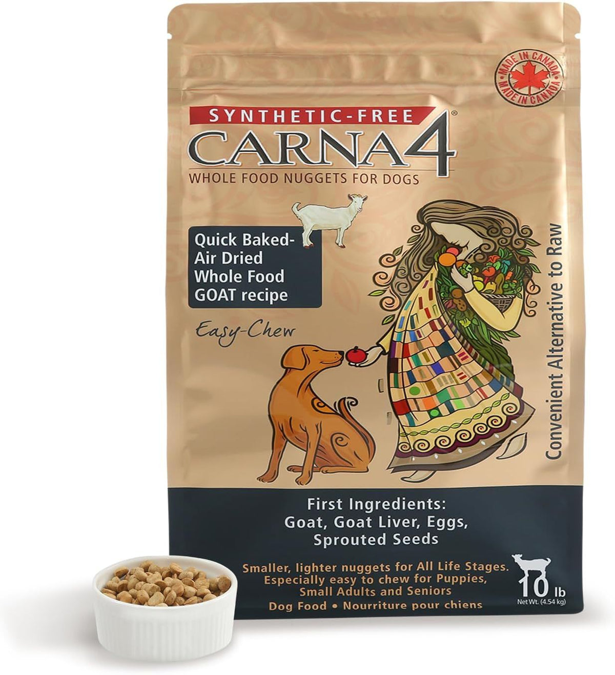 Carna4 Goat Dog Food 10lb