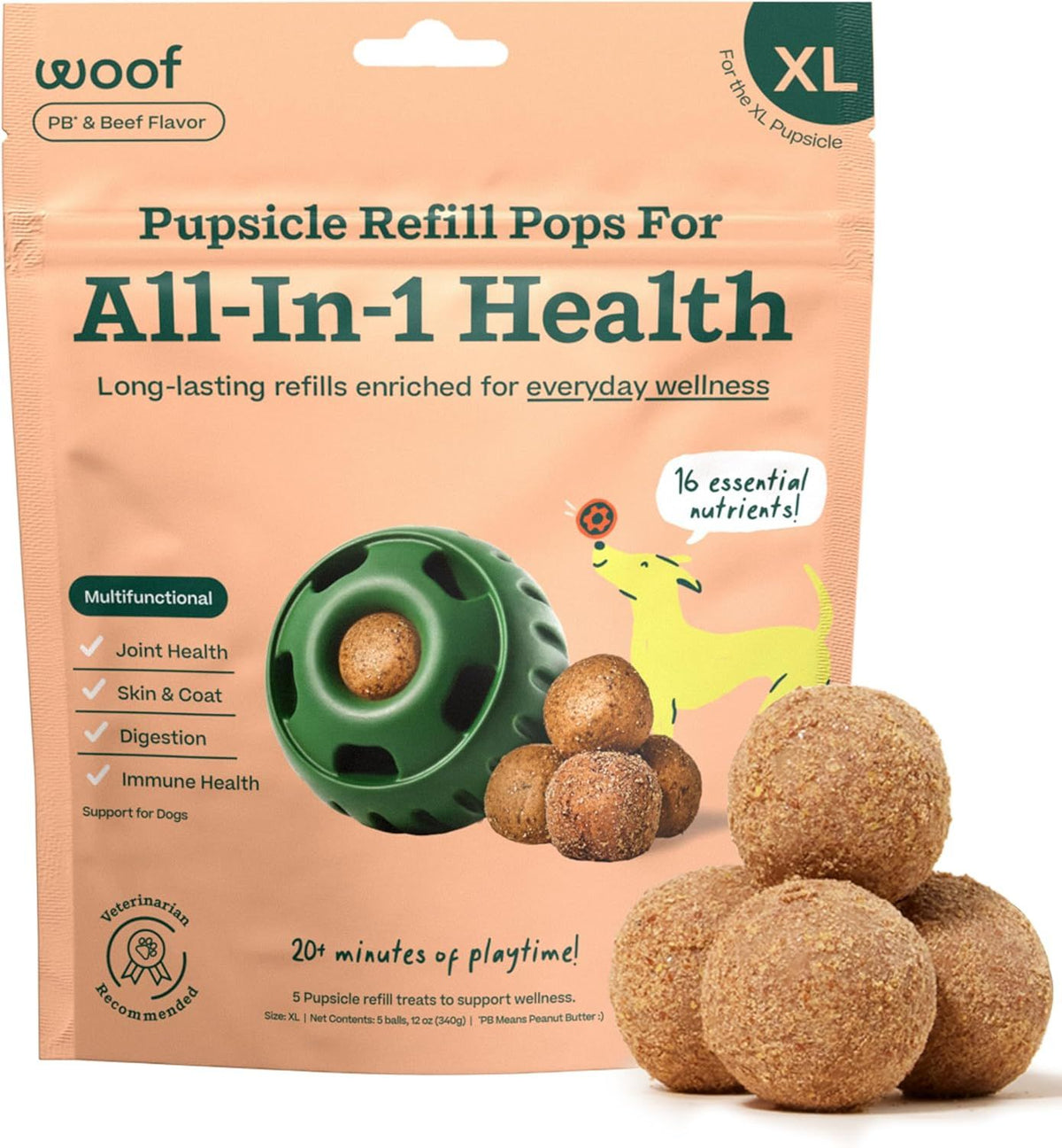 Woof Dog POP ALL1 Extra Large 12 oz