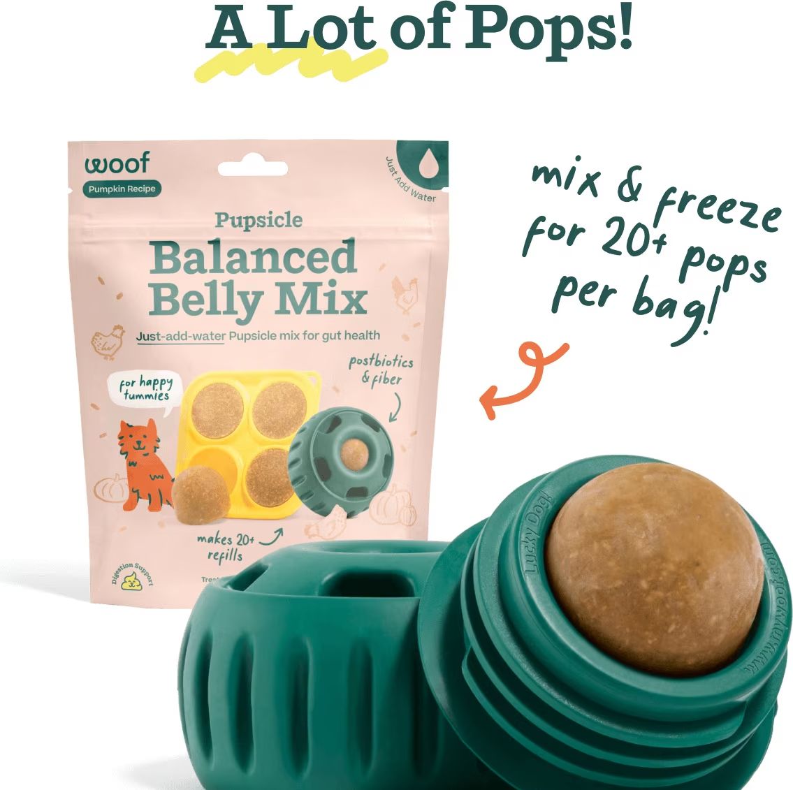 Woof Dog Pupsicle MIX BELLY 5.5 oz