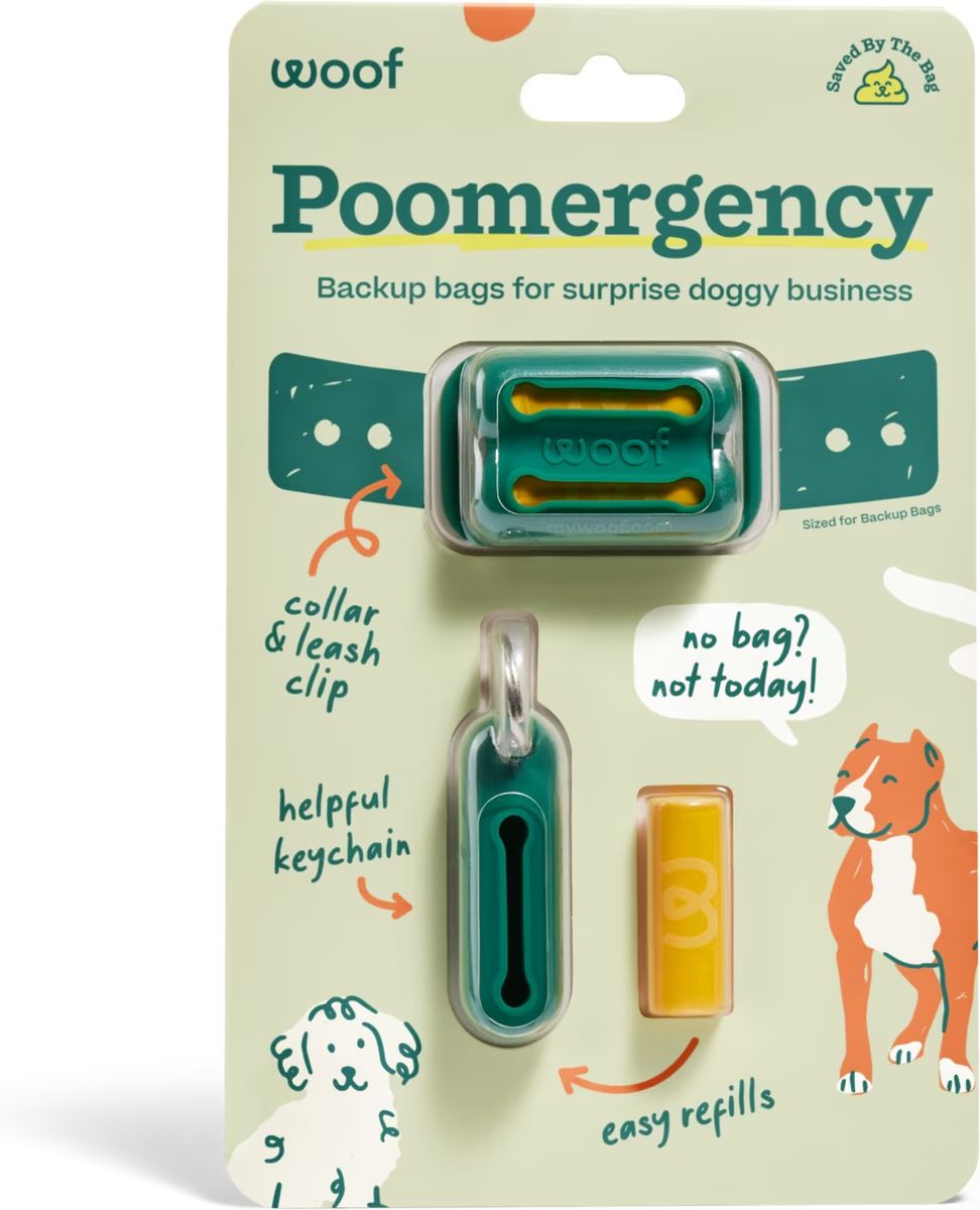 Woof Dog Poomergency Green