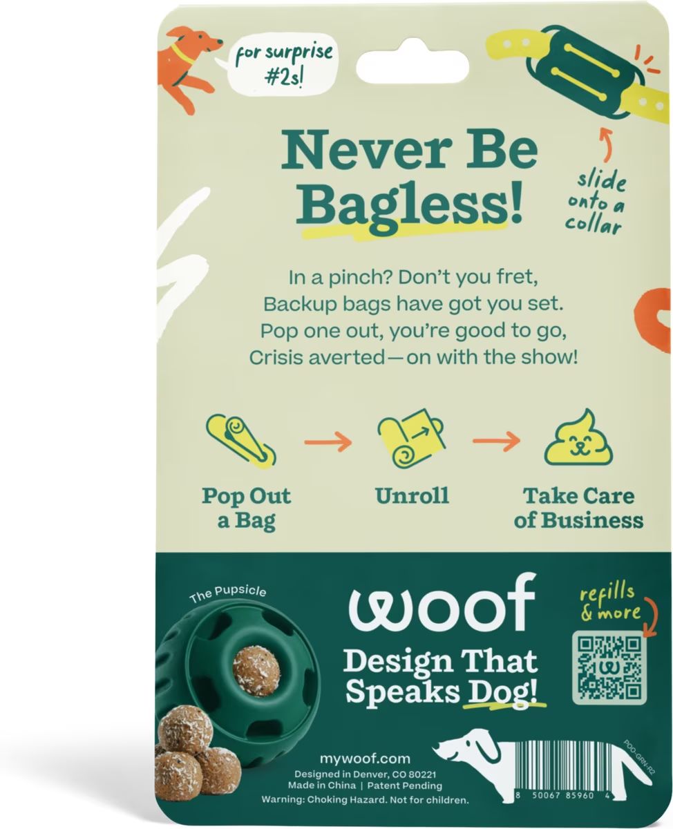 Woof Dog Poomergency Green