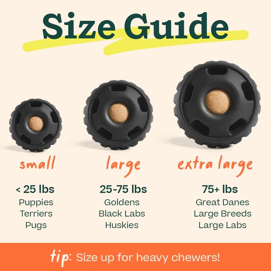 Woof Dog Pupsicle PWR CHWR BK Extra Large