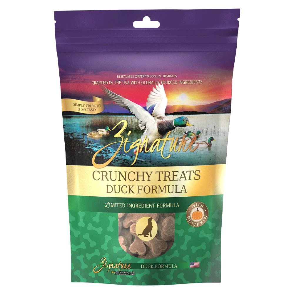 Zignature ZIGNA Dog CRNCHY Grain Free Duck 12 oz