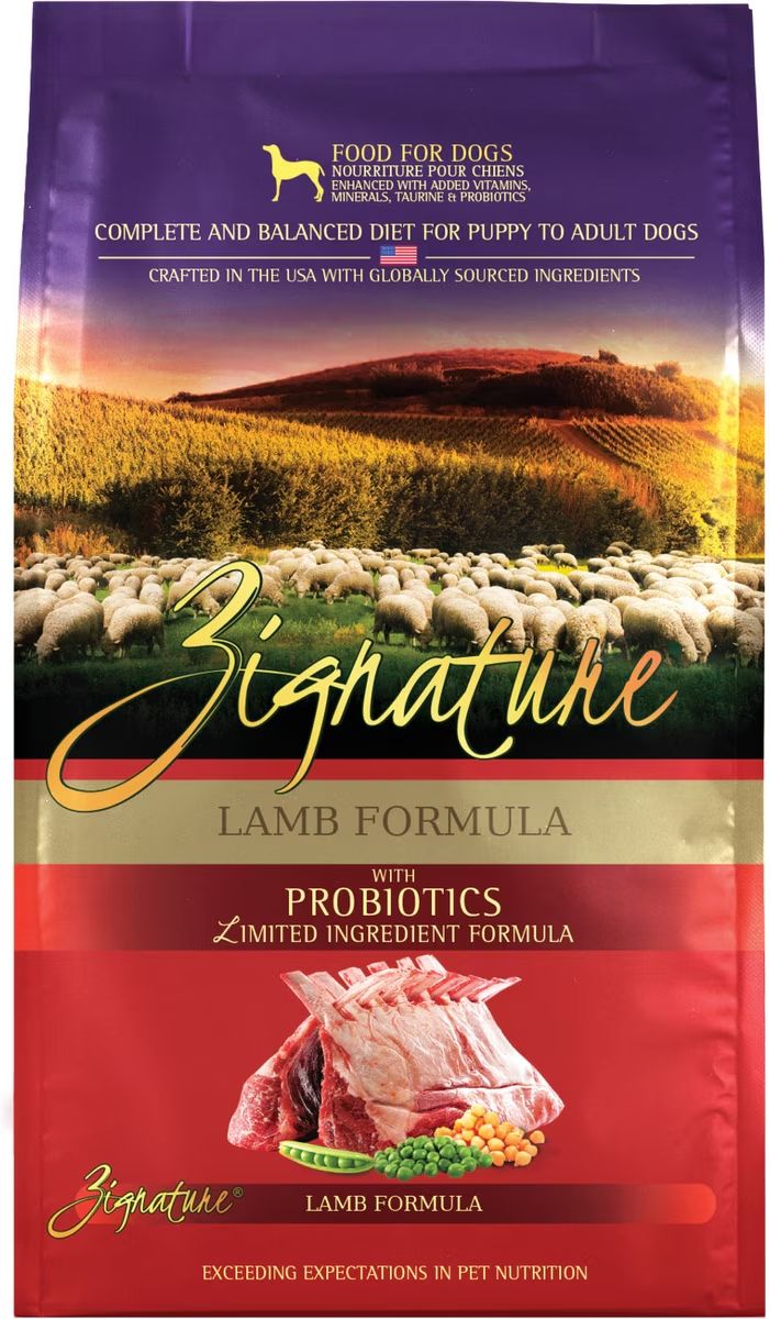Zignature ZIGNA Dog CRNCHY Grain Free Lamb 12 oz