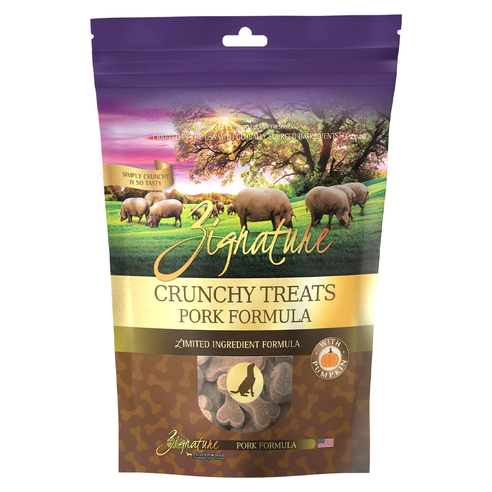 Zignature ZIGNA Dog CRNCHY Grain Free Pork 12 oz