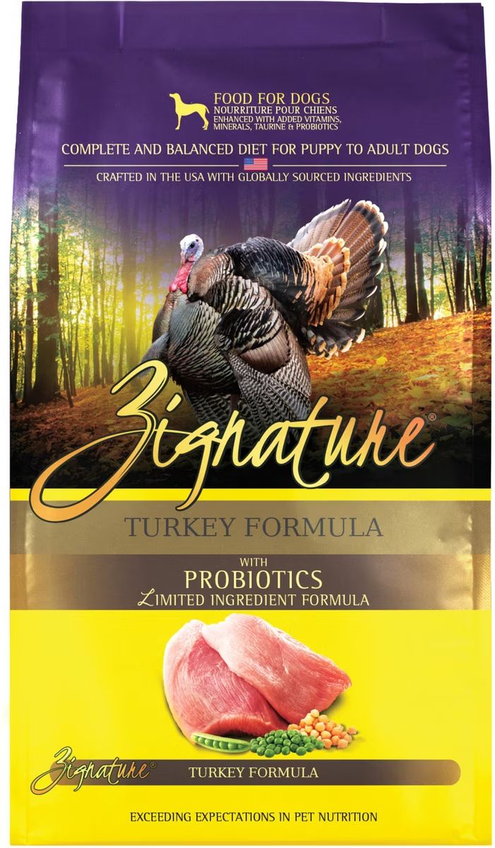 Zignature ZIGNA Dog CRNCHY Grain Free Turkey 12 oz