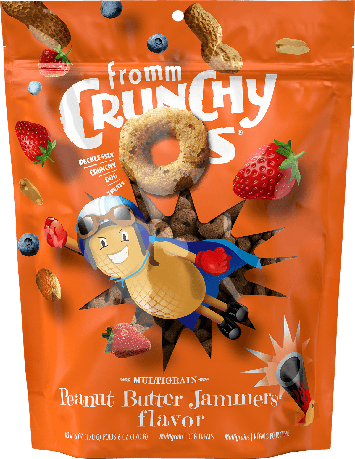 Fromm Crunchy Os Peanut Butter Jammers 6oz
