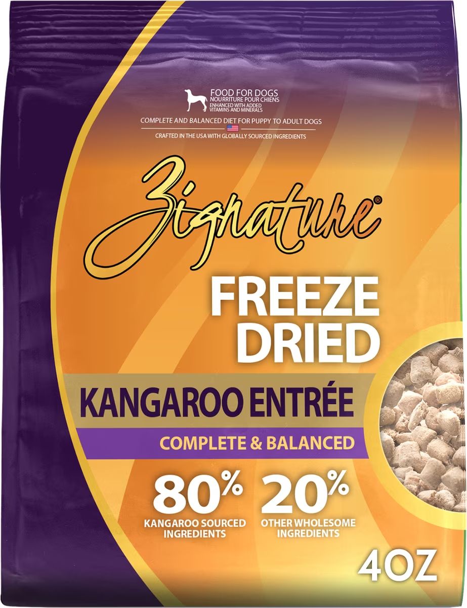 Zignature ZIGNA Dog Freeze Dried ENTR KANGA 4 oz