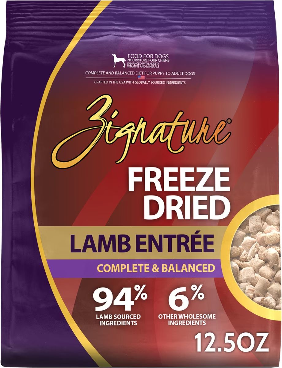 Zignature ZIGNA Dog Freeze Dried ENTR Lamb 12.5 oz