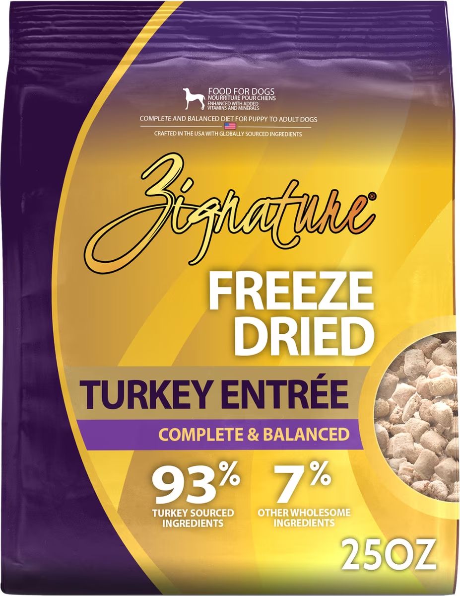 Zignature ZIGNA Dog Freeze Dried ENTR Turkey 25 oz