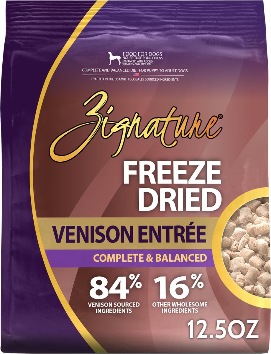 Zignature ZIGNA Dog Freeze Dried ENTR Venison 12.5 oz