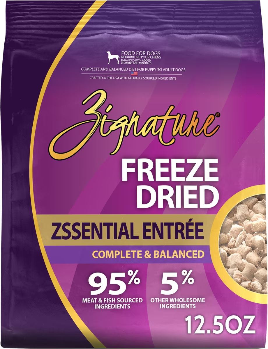 Zignature ZIGNA Dog Freeze Dried ENTR ZSSENTL 12.5 oz