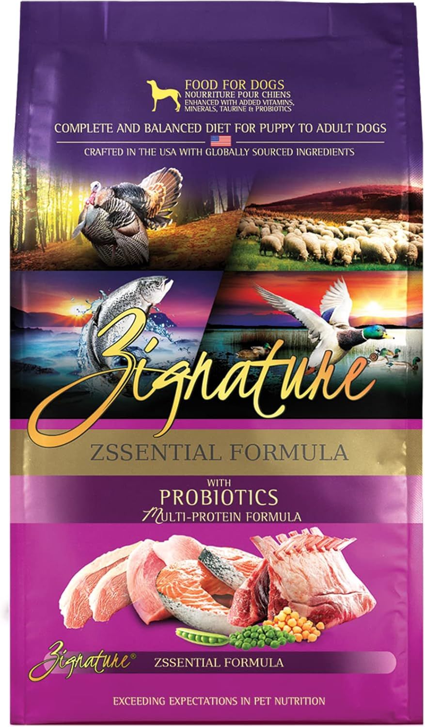 Zignature ZIGNA Dog Grain Free ZSSENTL 4 lb