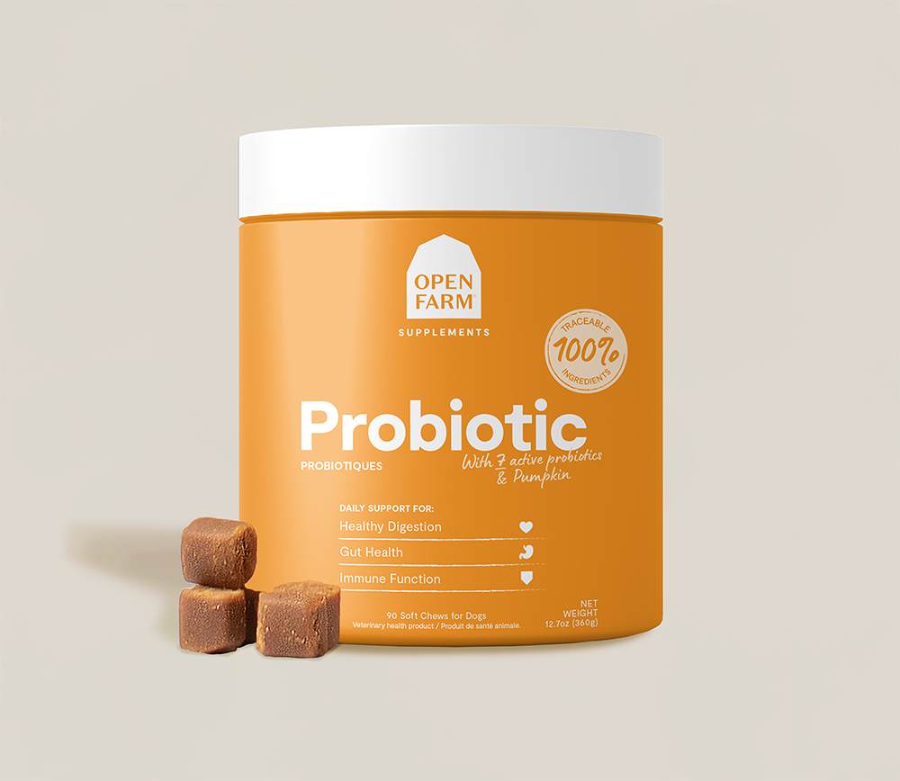 Open Farm Dog SUP Chews Probiotic 90 Count