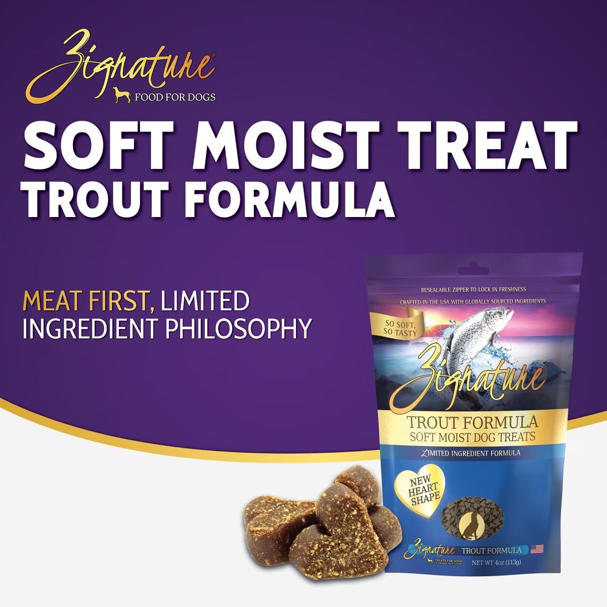 Zignature ZIGNA Dog SFT TRT Grain Free TRO 4 oz