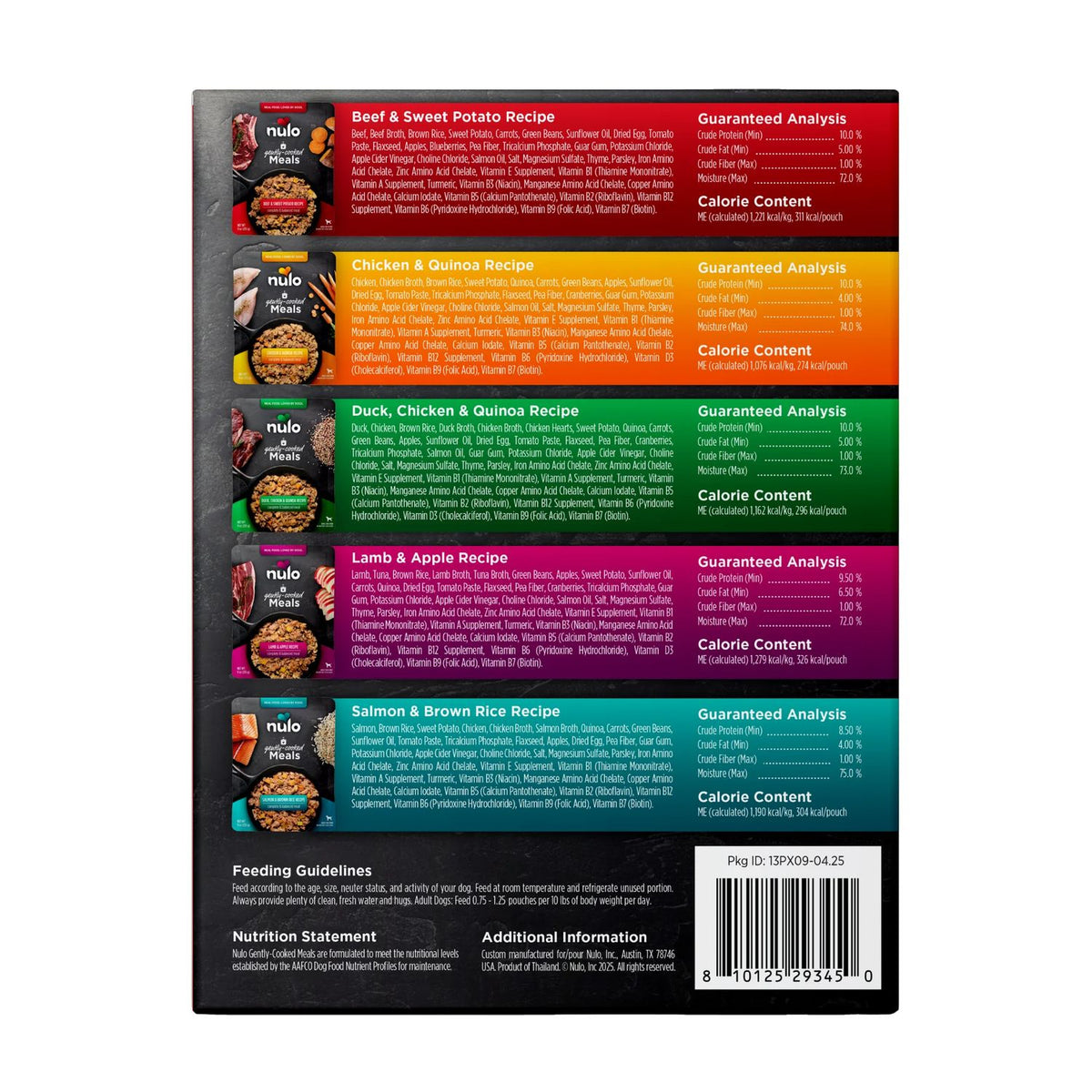 Nulo Gently Cooked Dog Variety pack