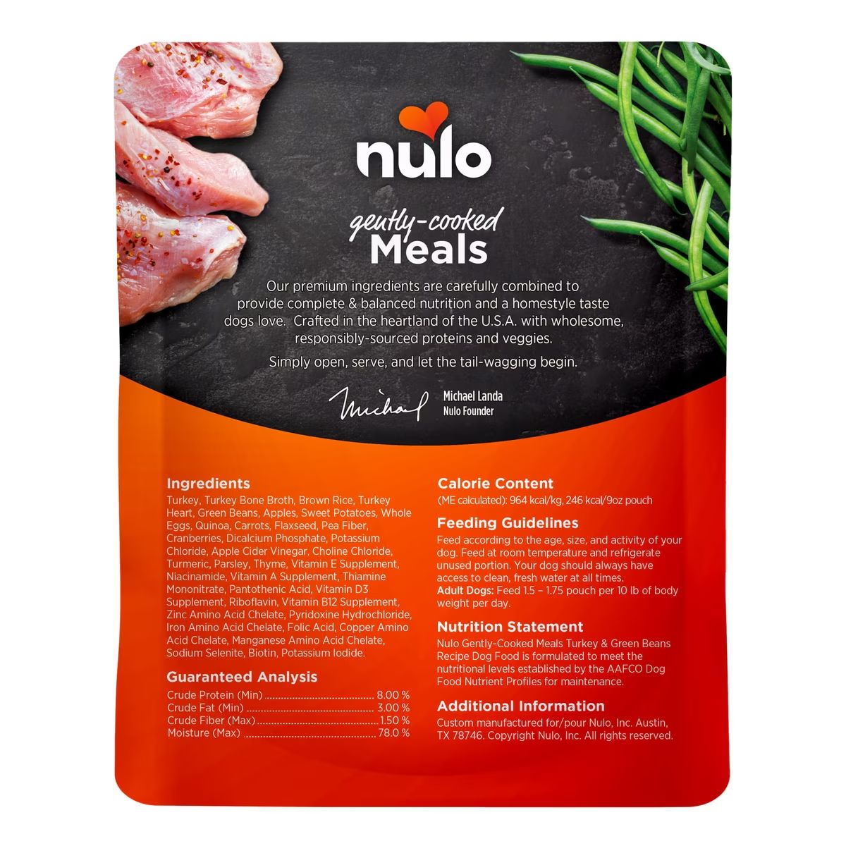 Nulo Gently Cooked Turkey 9oz
