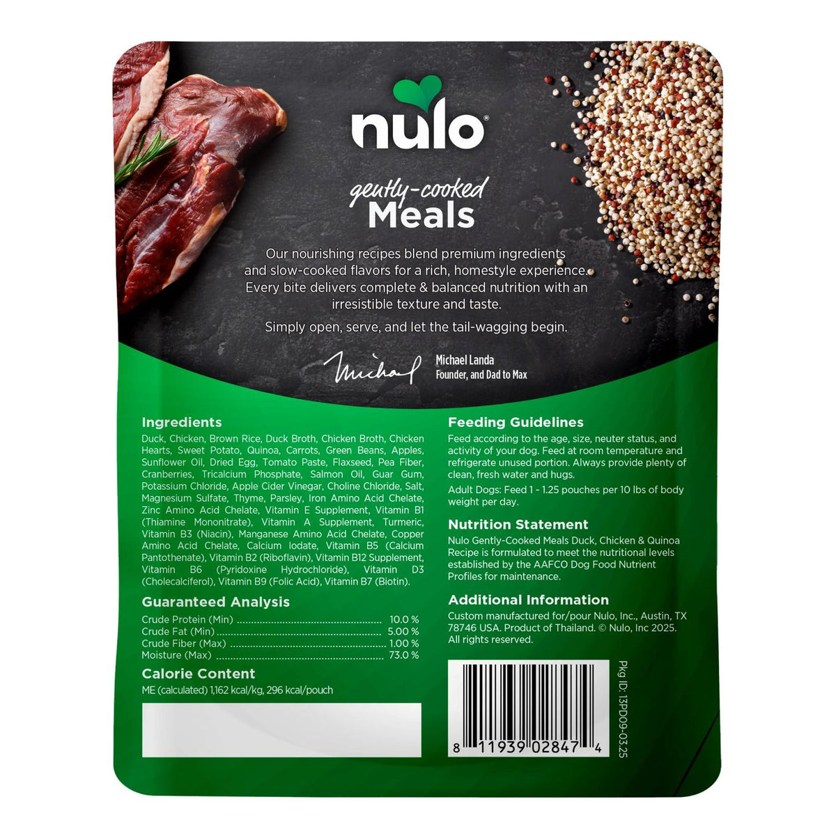 Nulo Gently Cooked Duck 9oz