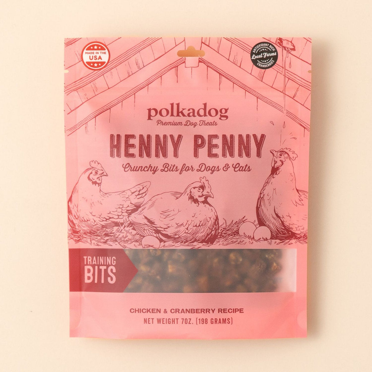 Polkadog POLKA Dog HENNY PENNY BITS 7 oz