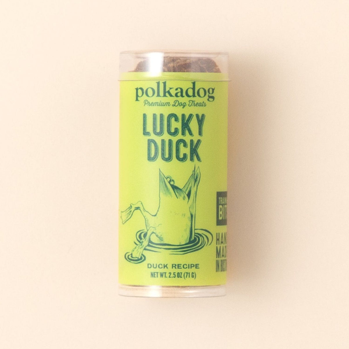 Polkadog POLKA Dog LUCKY Duck BITS 2.5 oz