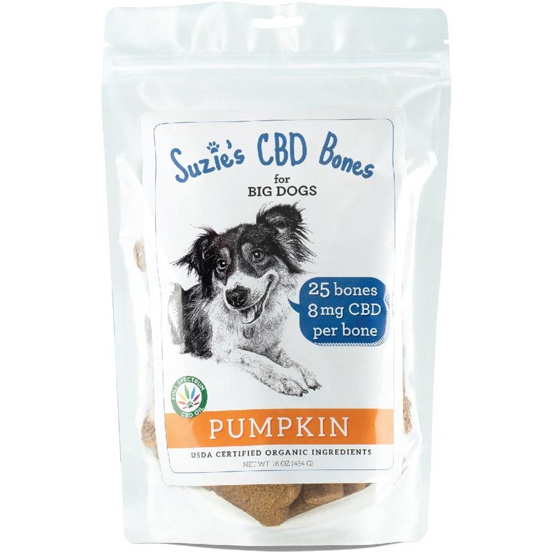 Suzie's CBD Pumpkin 8mg Bones