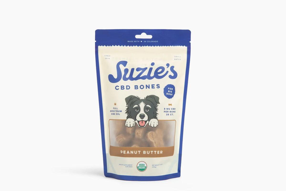 Suzie's CBD Peanut Butter 8mg Bones