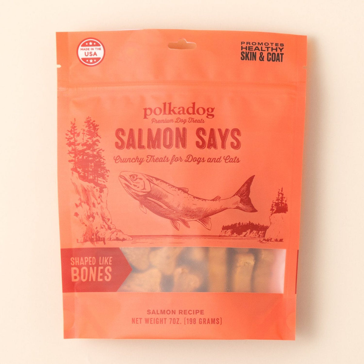 Polkadog POLKA Dog Salmon SAYS Bones 5 lb Bulk
