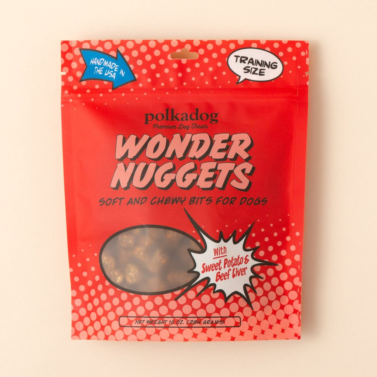 Polkadog POLKA Dog WONDR Nuggets Beef 10 oz PCH