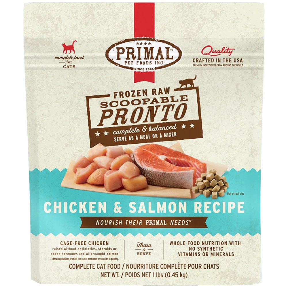 Primal CF PRONTO Chicken Salmon 1 lb