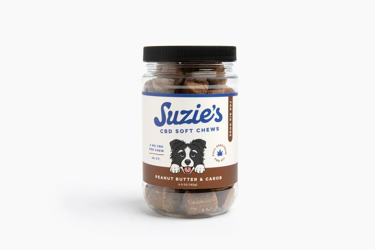 Suzie's CBD Peanut Butter & Carob Soft Chews 6mg 12oz