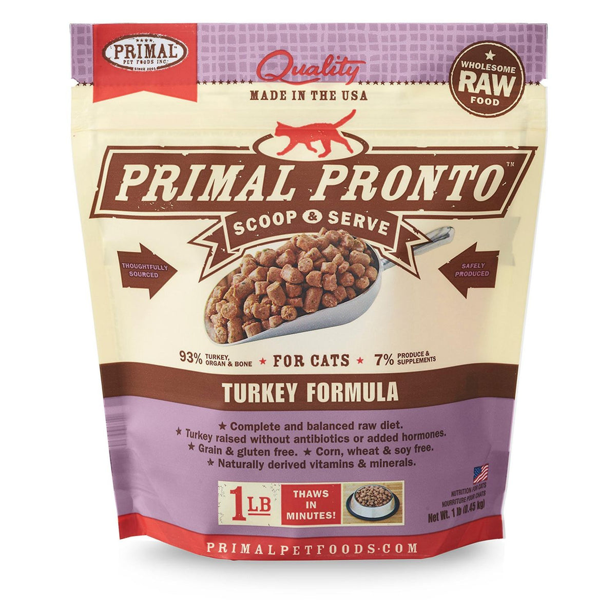 Primal CF PRONTO Turkey 1 lb