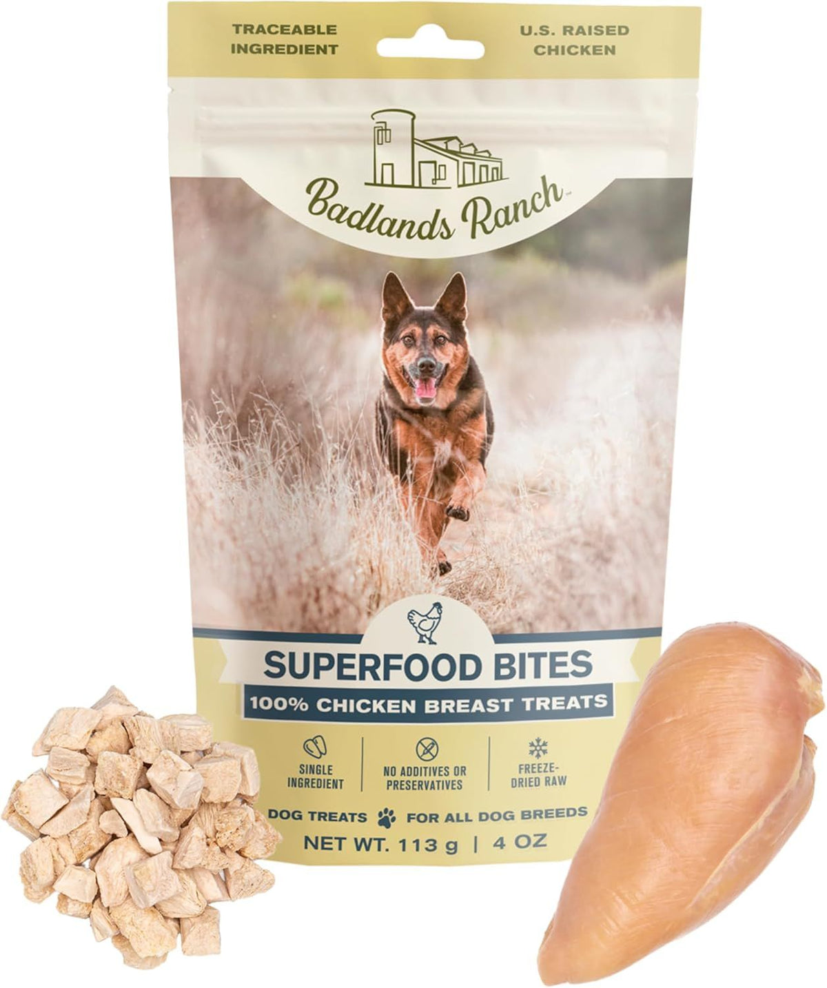 Badlands Ranch BLR Dog SUPRFD BTS Chicken 4 oz