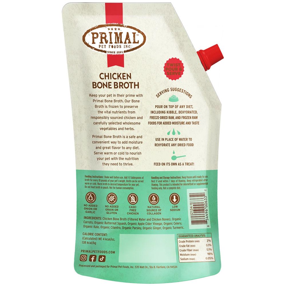 Primal DCF Bone BROTH Chicken 20 oz