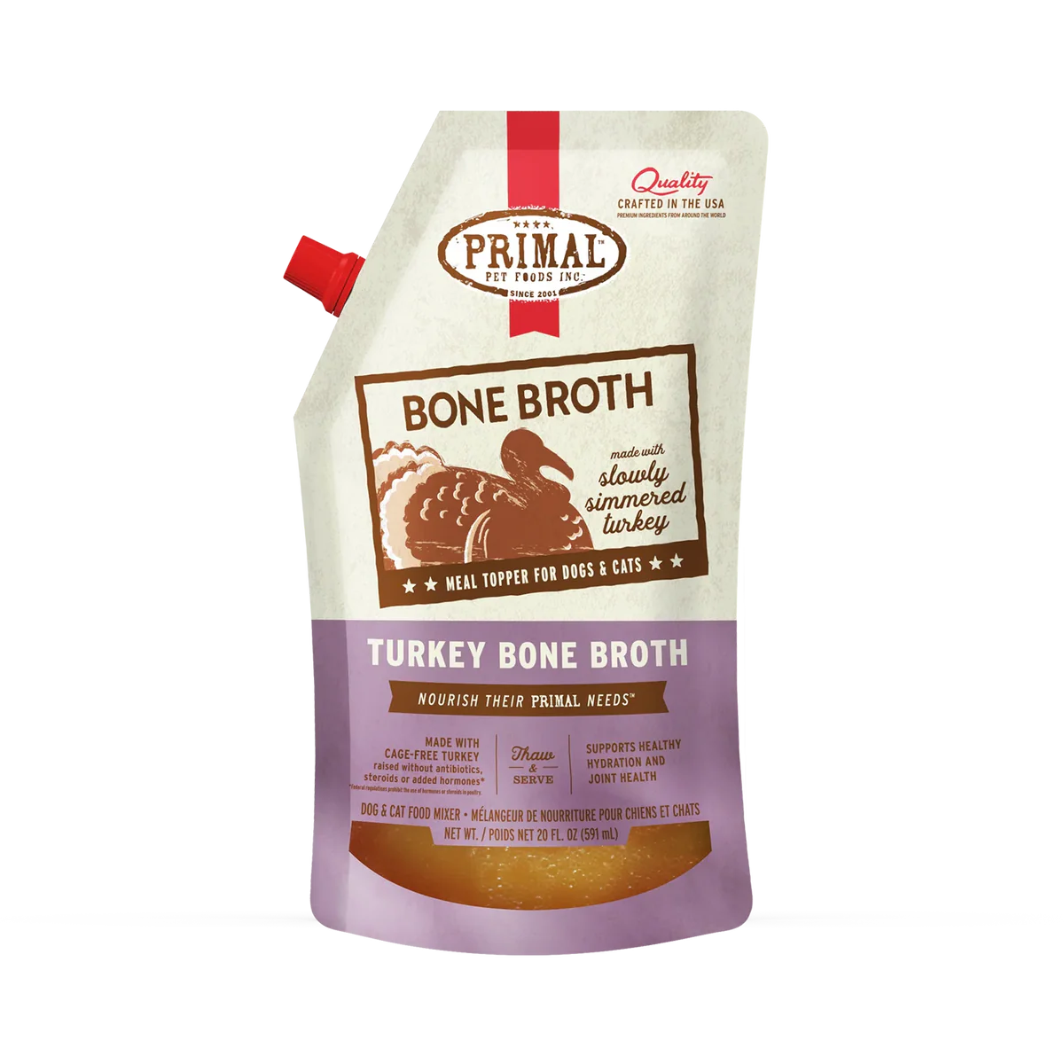 Primal DCF Bone BROTH Turkey 20 oz