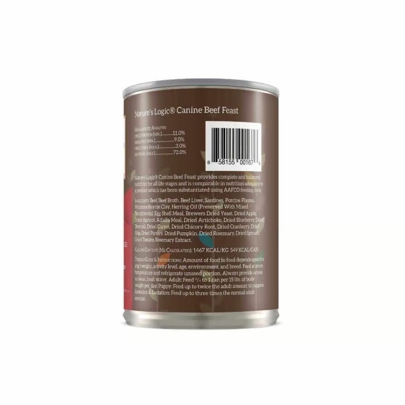Natures Logic NLOGIC Dog Beef 13.2 oz