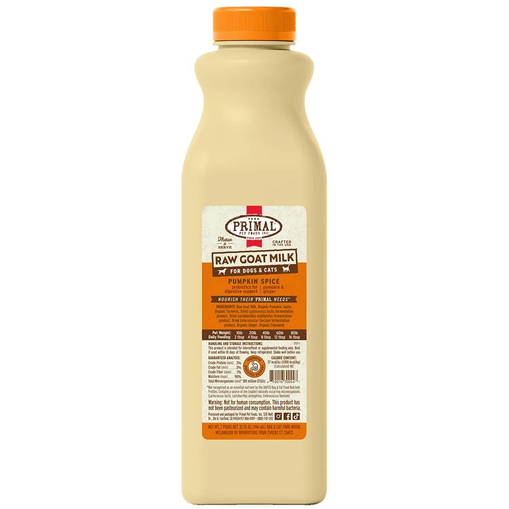 Primal DCF GOAT MLK Pumpkin 1QT