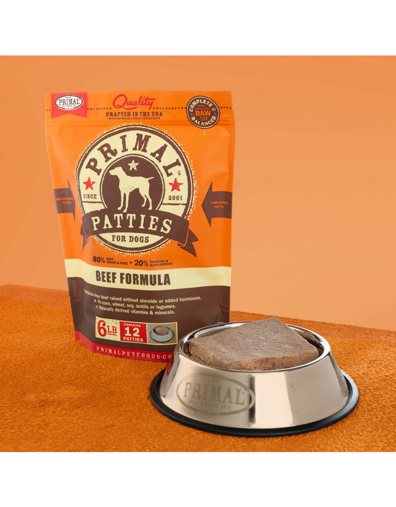 Primal Dog Food PAT Beef 18 lb