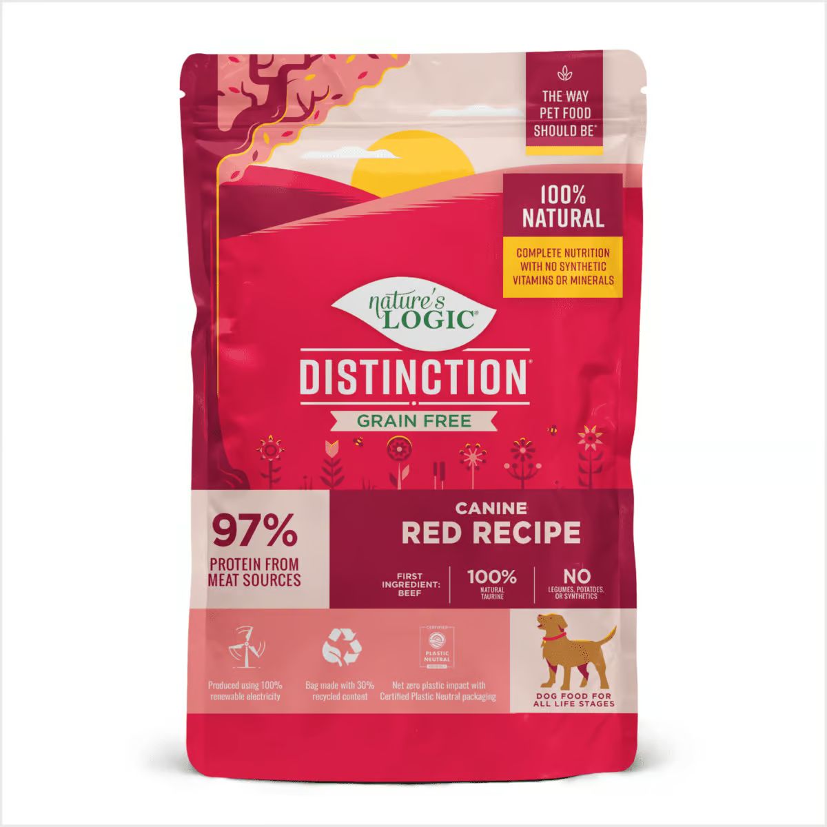 Natures Logic NLOGIC Dog DSTNCT Grain Free RD 24 lb