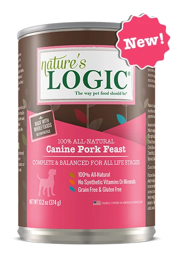 Natures Logic NLOGIC Dog Pork 13.2 oz