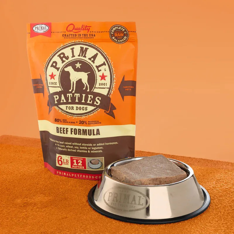 Primal Dog Food PAT Beef 6 lb