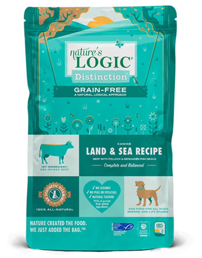 Natures Logic NLOGIC Dog DSTNCT Grain Free LANDSEA 24 lb
