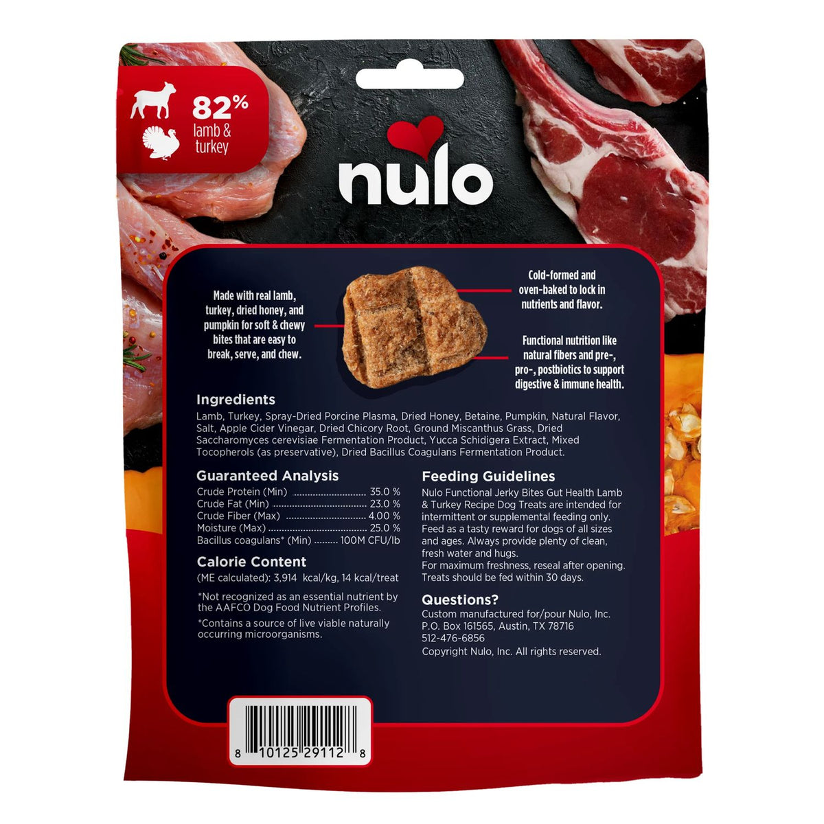 Nulo Dog FUNCTL Grain Free Jerky GUT 5 oz