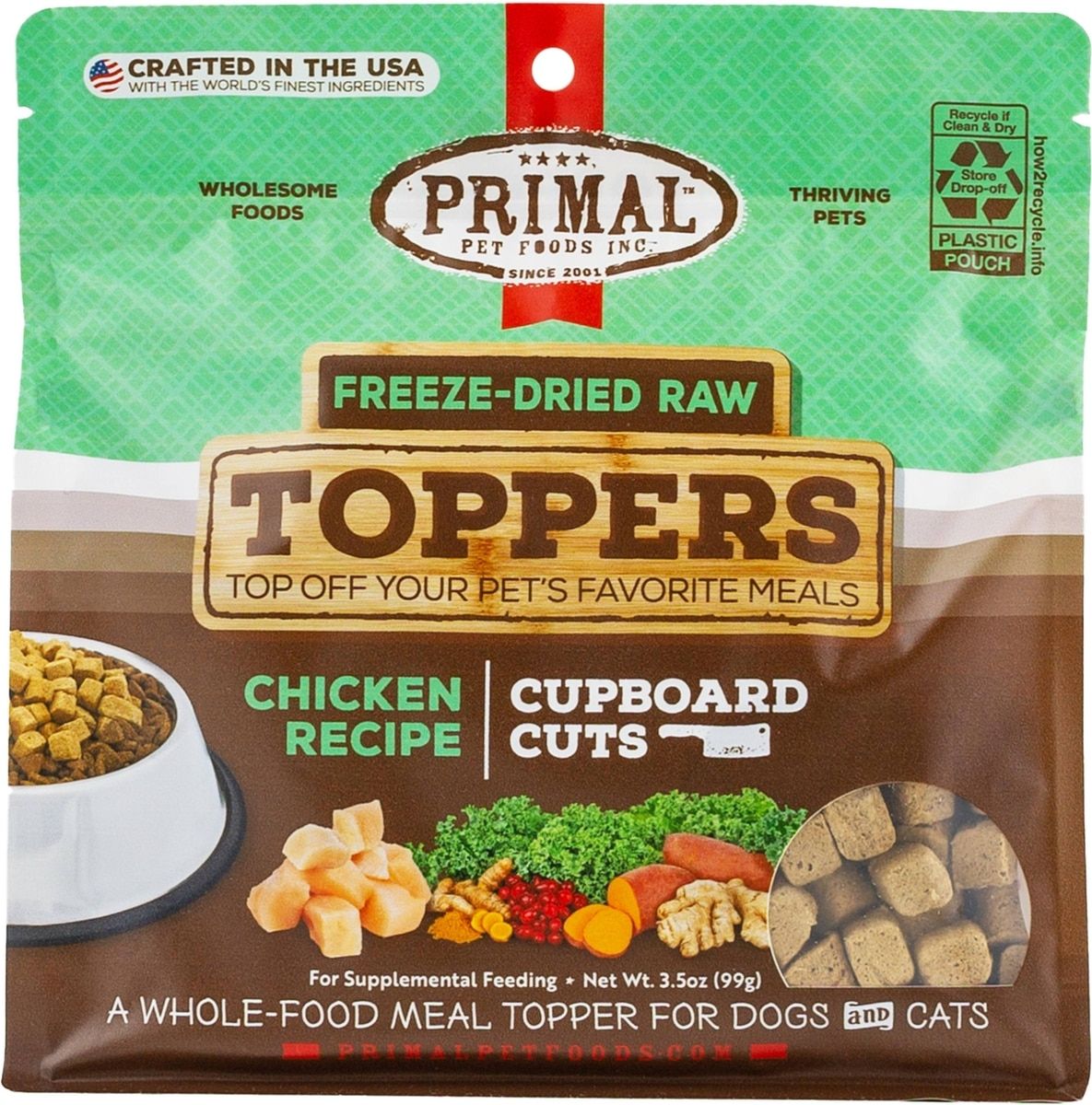 Primal Dog Cupboard Freeze Dried Chicken 3.5 oz