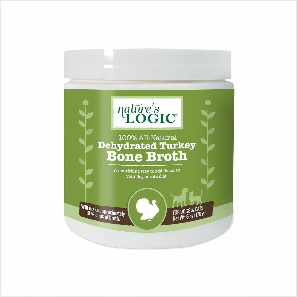 Natures Logic NLOGIC Dog DHYD Bone BROTH Turkey 6 oz