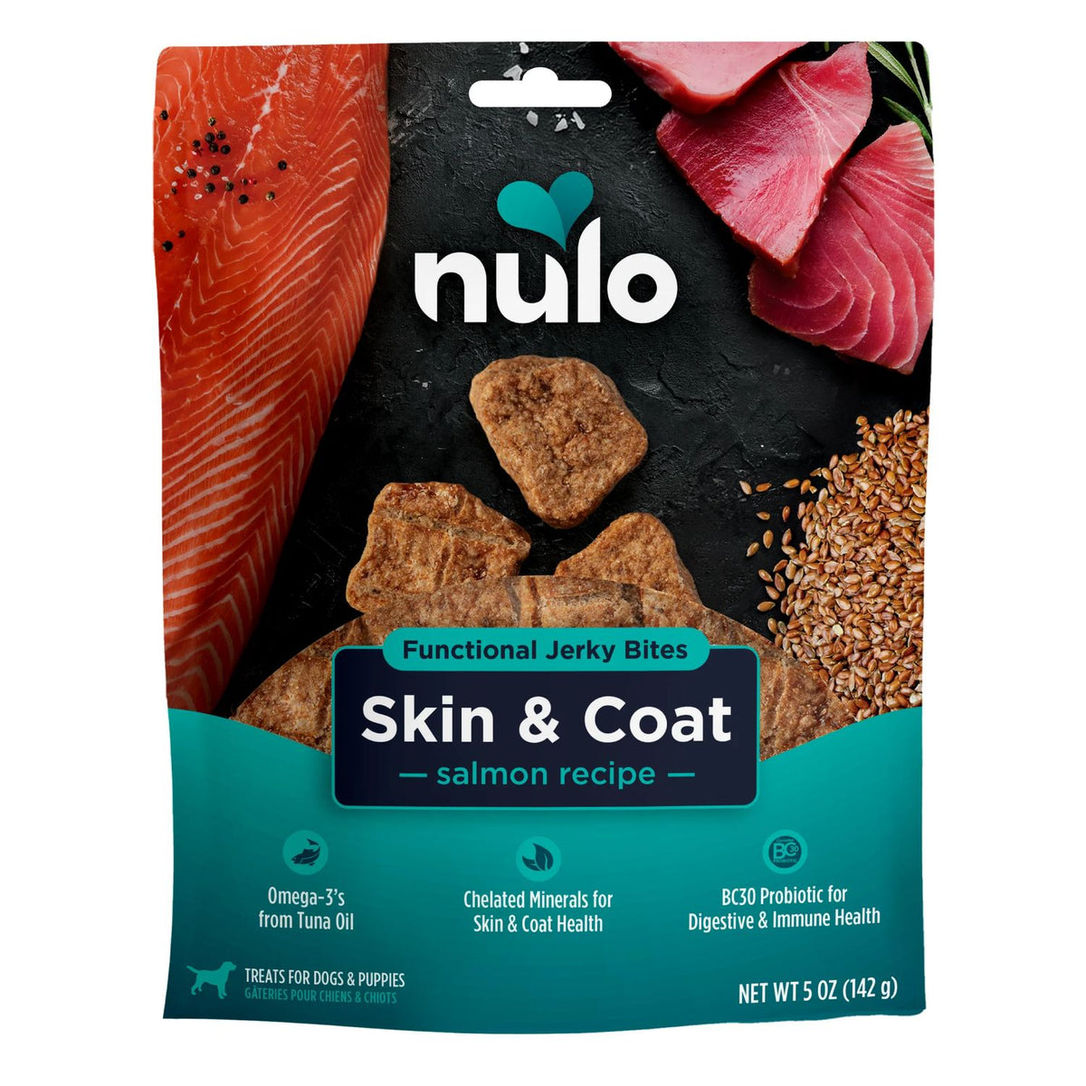Nulo Dog FUNCTL Grain Free Jerky Skin & Coat 5 oz