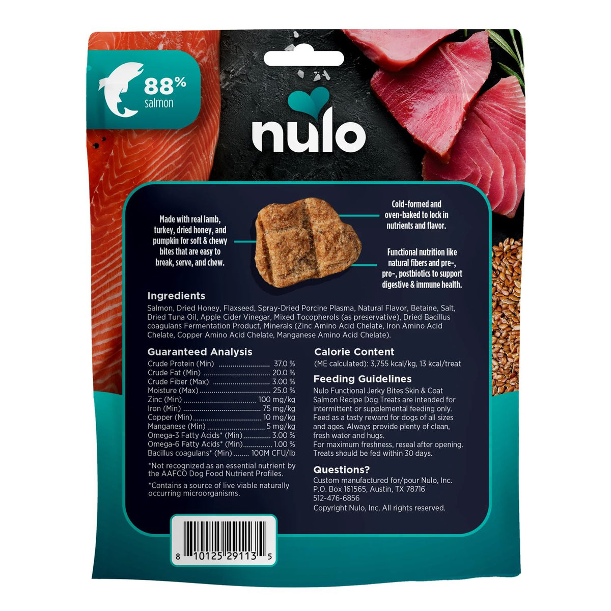 Nulo Dog FUNCTL Grain Free Jerky Skin & Coat 5 oz