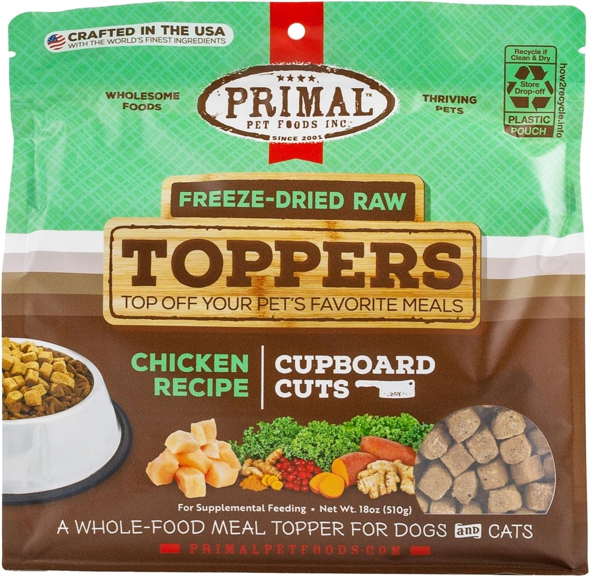 Primal Dog Cupboard Freeze Dried Chicken 18 oz
